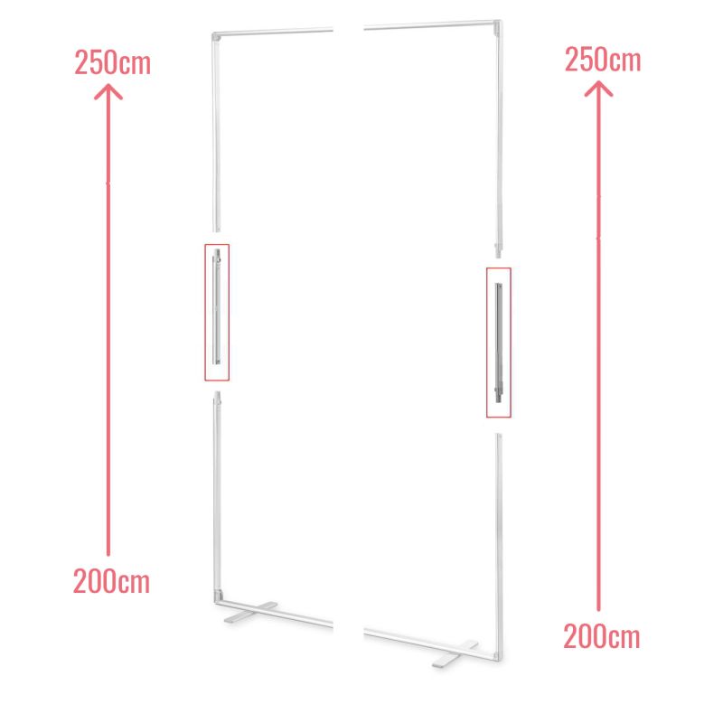 MEGA SEG-Rahmensystem Verlängerung um 50cm